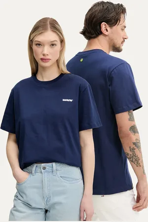 BARROW T-shirt bawełniany kolor z nadrukiem S5BWUATH084