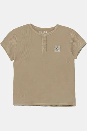 Guess T-shirt bawełniany dziecięcy kolor z aplikacją L5GP03 KCSU0