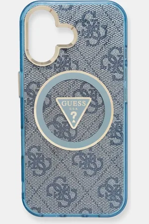 Guess Etui na telefon iPhone 16 kolor GUHMP16SHG4PRTGB
