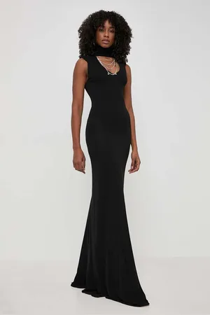 Elisabetta Franchi Sukienka kolor maxi dopasowana AB64742E2