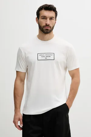 Armani Exchange T-shirt bawełniany męski kolor z aplikacją XM000552 AF10356
