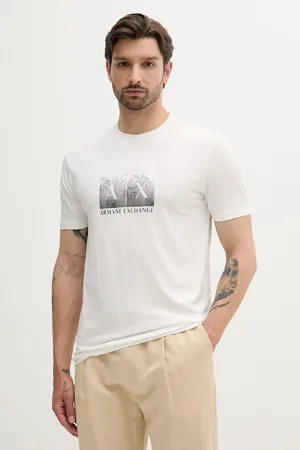 Armani Exchange T-shirt bawełniany męski kolor z nadrukiem XM000555 AF10358