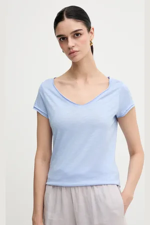 Sisley T-shirt damski kolor