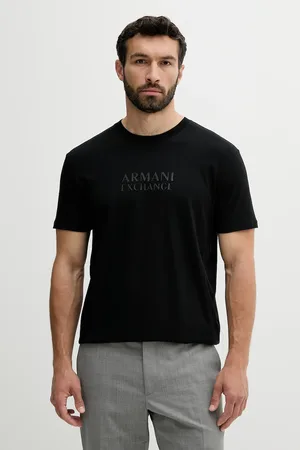 Armani Exchange T-shirt bawełniany męski kolor gładki XM000553 AF10334