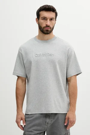 Calvin Klein T-shirt bawełniany męski kolor z aplikacją LV04LC206G