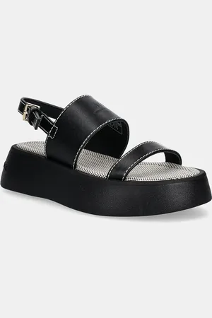 Armani Exchange Sandały damskie kolor na platformie XDP054 XV921 00002