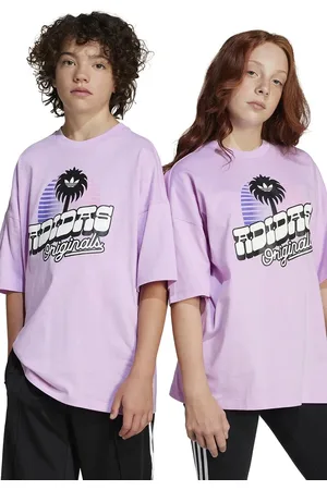 adidas T-shirt bawełniany dziecięcy kolor z nadrukiem JD0372