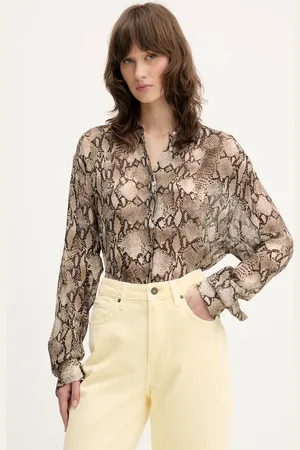 HUGO BOSS Koszula damska kolor relaxed z kołnierzykiem klasycznym 50539779