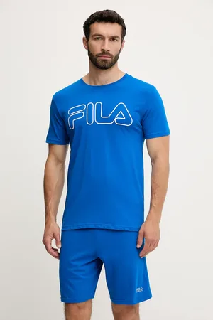 Fila Piżama bawełniana kolor z nadrukiem FPS1191