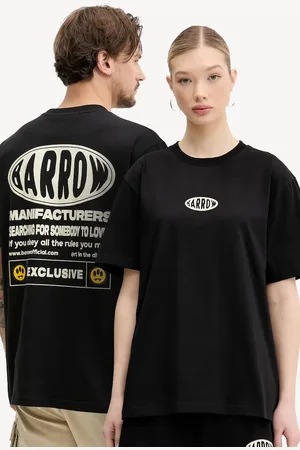 BARROW T-shirt bawełniany kolor z nadrukiem S5BWUATH066