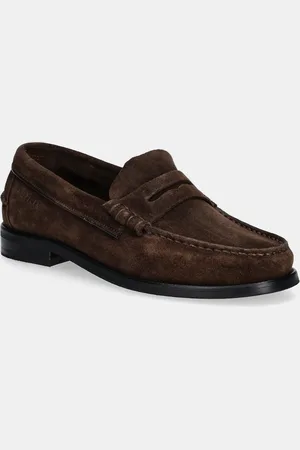 Tommy Hilfiger Mokasyny zamszowe CLASSIC HILFIGER SUEDE LOAFER męskie kolor FM0FM05363