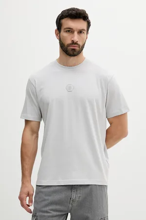 HUGO BOSS T-shirt bawełniany męski kolor z aplikacją 50544316