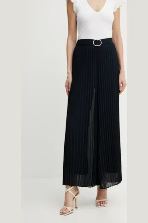 Morgan Spodnie PCARY damskie kolor szerokie high waist PCARY