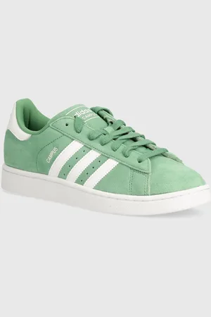 adidas Sneakersy zamszowe Campus 2 kolor zielony IE9069