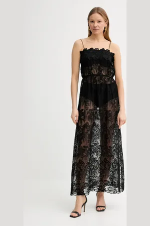 ERMANNO SCERVINO Sukienka kolor maxi prosta D464Q623IBQ