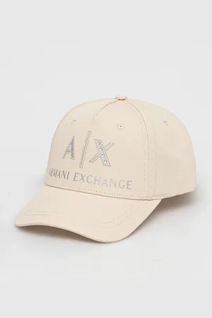 Armani Exchange Czapka z daszkiem bawełniana kolor z aplikacją XW000873 AF13334