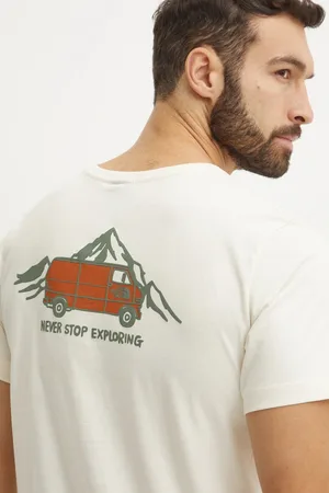 The North Face T-shirt bawełniany Outdoor Graphic męski kolor z nadrukiem NF0A8C1ZQLI1