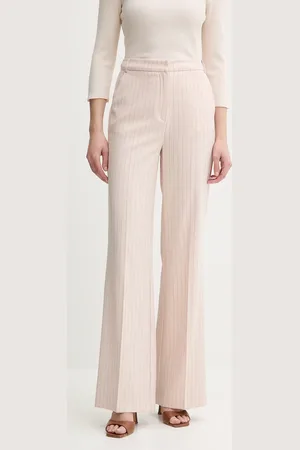 Morgan Spodnie PVIVI.F damskie kolor dzwony high waist PVIVI.F