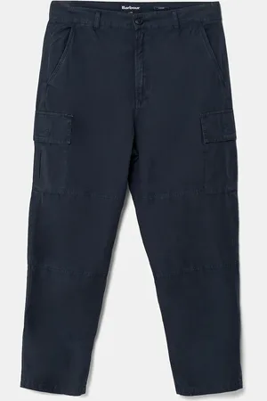 Barbour Spodnie bawełniane Relaxed Fit Cargo męskie kolor w fasonie cargo MTR0759