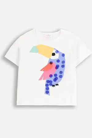 COCCODRILLO T-shirt dziecięcy kolor TROPICAL STORY GIRL KIDS