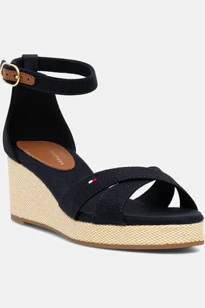 Tommy Hilfiger Sandały FLAG CRISS-CROS MID WEDGE ESPAD kolor FW0FW08481