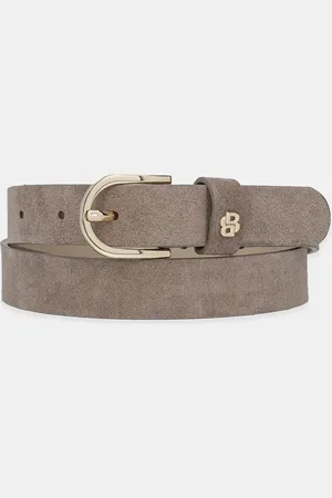 HUGO BOSS Pasek zamszowy damski kolor 50522643