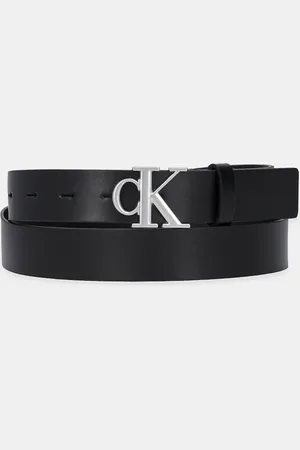 Calvin Klein Pasek skórzany damski kolor LV04K7018G
