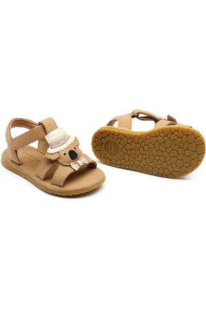 Donsje Sandały skórzane dziecięce Hilley Sandals Groom kolor 1501602