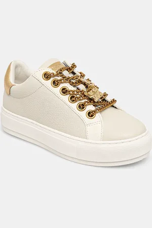 Kurt Geiger Sneakersy skórzane Laney Charm kolor 3941215109