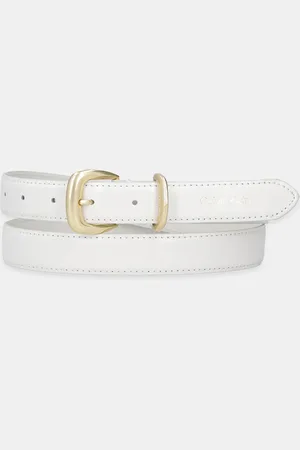 Calvin Klein Pasek skórzany damski kolor LV04K7012G