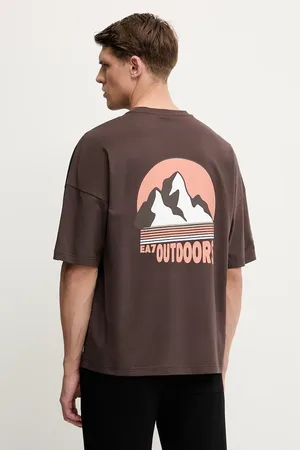 EA7 T-shirt bawełniany męski kolor z nadrukiem AF12874.7M000081