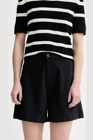 Filippa K Szorty bawełniane damskie kolor gładkie high waist 31423.FK