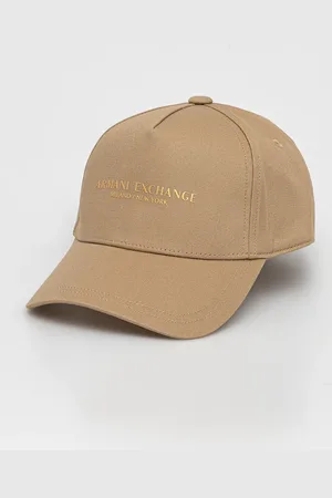 Armani Exchange Czapka z daszkiem bawełniana kolor z nadrukiem 944207 3R130