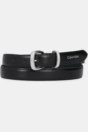 Calvin Klein Pasek skórzany damski kolor LV04K7012G