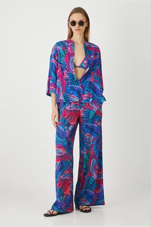 MEDICINE Spodnie damskie kolor szerokie medium waist