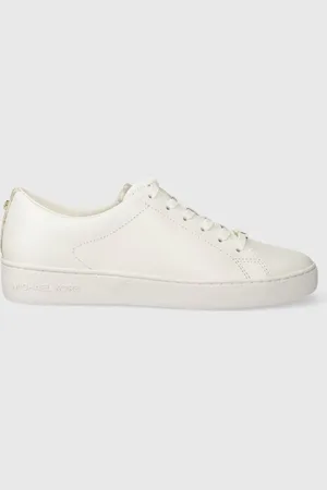 Michael Kors Sneakersy skórzane Keaton kolor 43R4KTFS2L