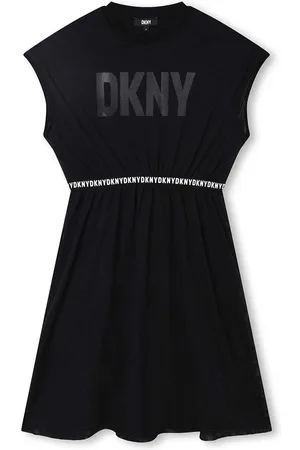 DKNY Sukienka dziecięca kolor mini rozkloszowana