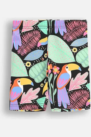 COCCODRILLO Legginsy dziecięce kolor wzorzyste TROPICAL STORY GIRL KIDS