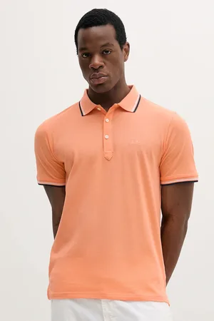 Lindbergh Polo bawełniane kolor z aplikacją 30-404010