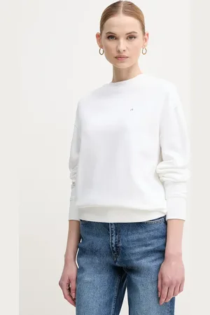 Calvin Klein Bluza bawełniana damska kolor gładka K20K208092