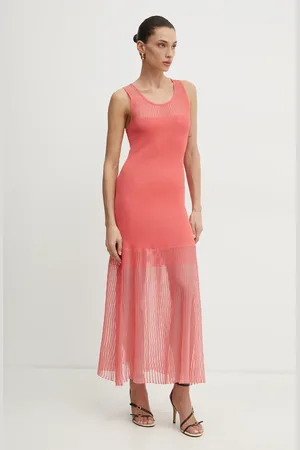 Pinko Sukienka kolor maxi prosta 104802 A2GJ