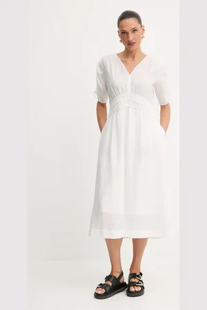HUGO BOSS Sukienka kolor midi rozkloszowana