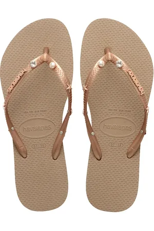 Havaianas Japonki SLIM LUXURY AQUA damskie kolor 4149965.3581