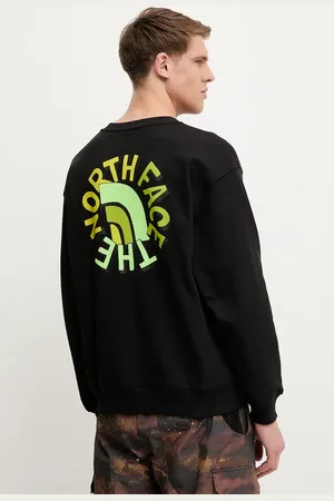 The North Face Bluza bawełniana Nuptse Oversized męska kolor gładka NF0A8C3UJK31