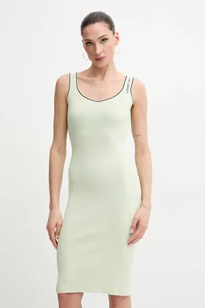 Karl Lagerfeld Sukienka kolor midi dopasowana A2W13018