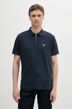 Barbour Polo bawełniane Hingham Polo Shirt męski kolor gładki MML1458