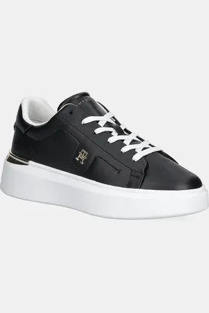 Tommy Hilfiger Sneakersy skórzane TH FASHION COURT SNEAKER damskie kolor FW0FW08631