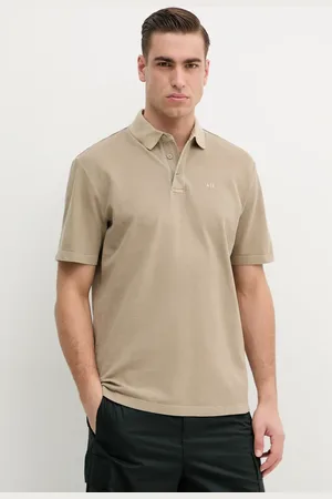 Armani Exchange Polo bawełniane męski kolor gładki XM000509 AF13055