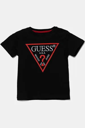 Guess T-shirt bawełniany dziecięcy kolor z aplikacją N4YI37 K8HM4