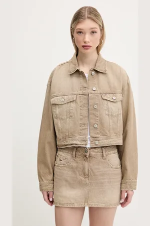 Tommy Hilfiger Kurtka jeansowa kolor przejściowa DW0DW20118